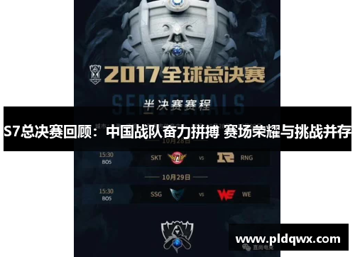 S7总决赛回顾:中国战队奋力拼搏 赛场荣耀与挑战并存 S7总决赛回顾:中国战队奋力拼搏 赛场荣耀与挑战并存
